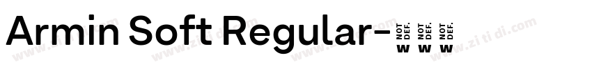 Armin Soft Regular字体转换
